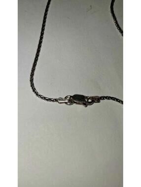 garnet cross necklace handmade in sterling silver with pear shape garnet